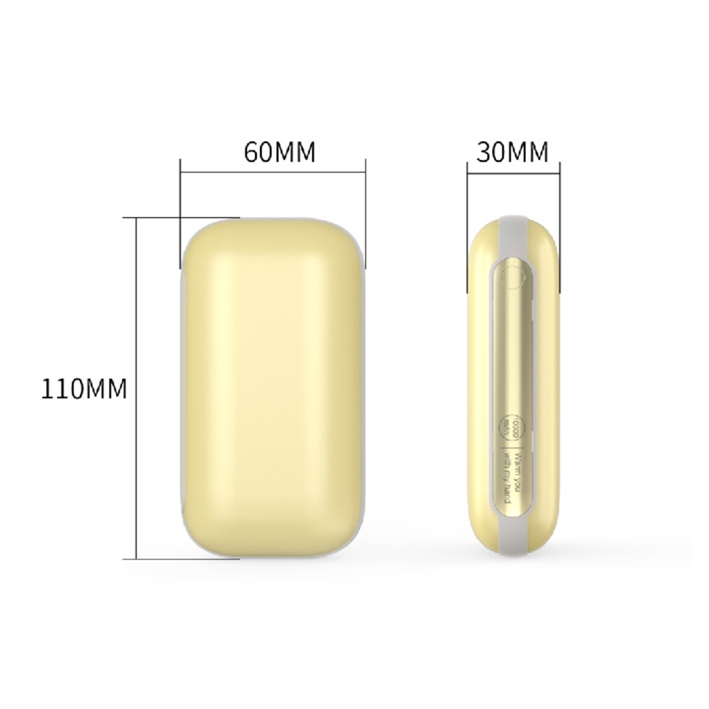 Tize Amazon Hot Seller 10000MAh Power Bank Portable Pocket Mini Rechargeable Hand Warmer