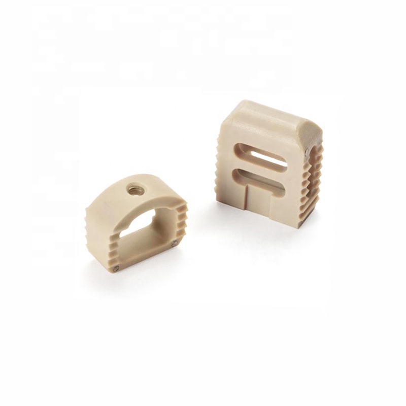 Прецизионные пластиковые компоненты ПВХ Delrin POM Нейлон PA66 PEEK CNC подвергая механической обработке