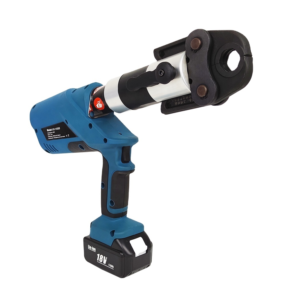 EZ-1550 Hydraulic Battery Power crimping Tool plumbing press tool with Pressing Jaws for stainless steel pipe from 12 to 50mm