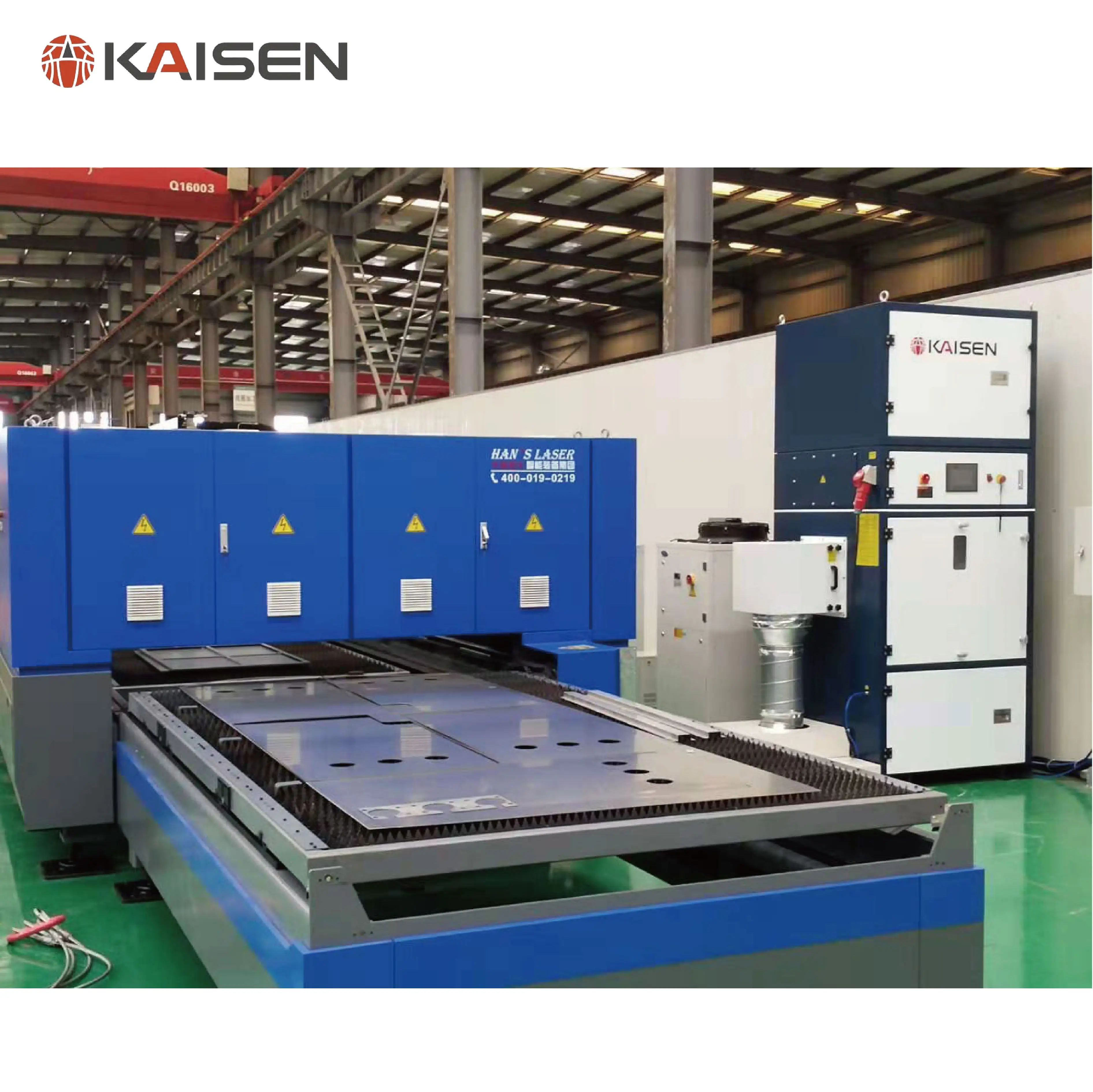 3000 W 1500 X 3000 Mm Laser Cutting Table Fume Extractor System