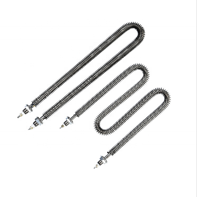 3kw 5kw 6kw U/W/I shape electric finned tubular air heater tubular heating element for Load Bank