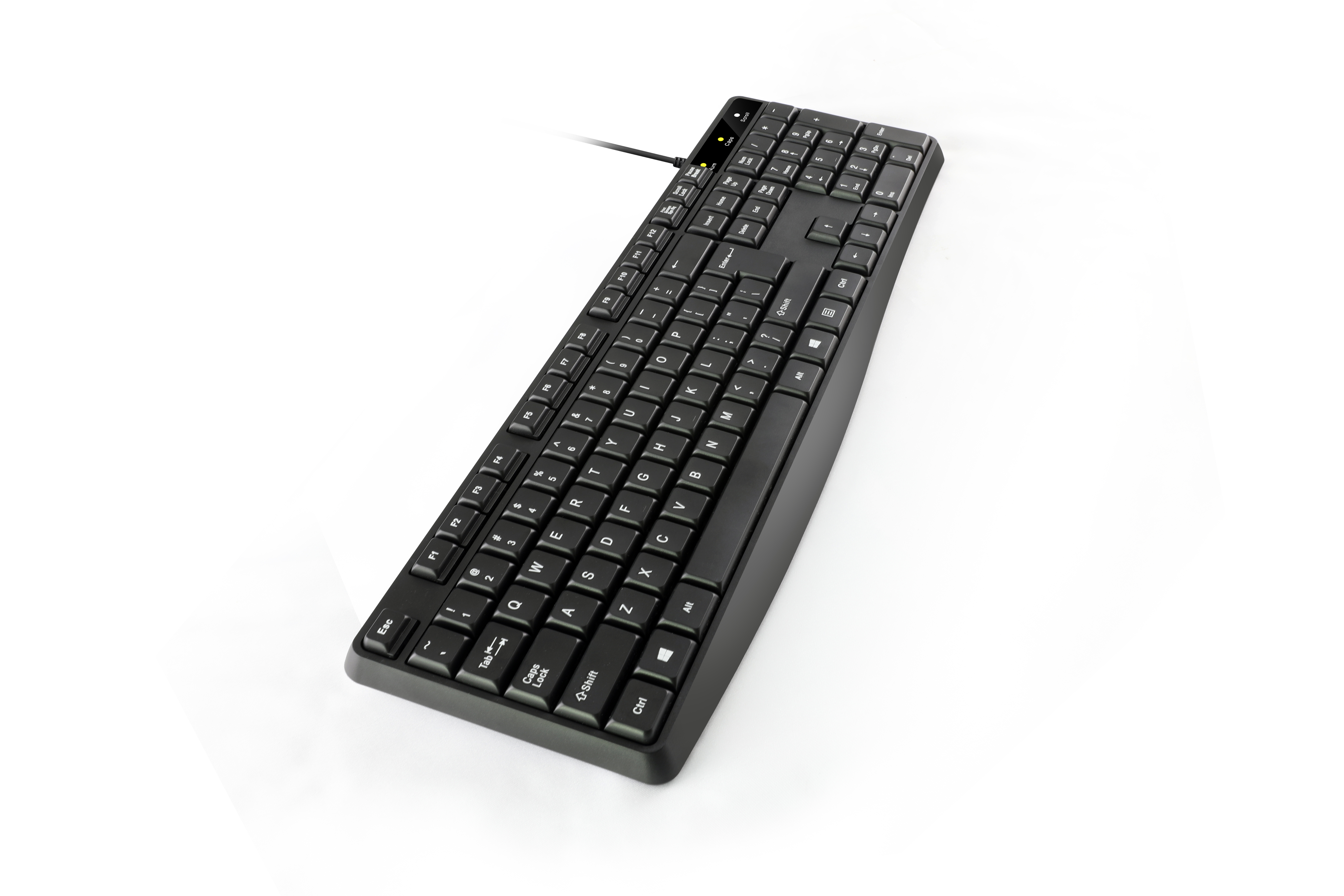 Лучшая цена, стандартная USB Проводная клавиатура для всех макет Lanuage