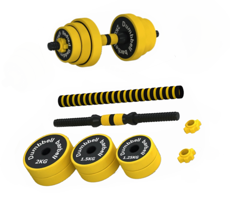 Adjustable Barbell Weight Pair dumbbell set gym All-Purpose, Home, Metal Dumbbell OEM weights 2-in-1 Set