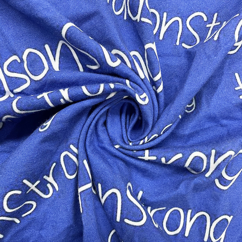 No MOQ Custom Printed Cotton Fabric For Clothing