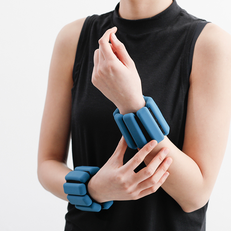 Adjustable Waterproof Bracelet Wrist Weights Silicone Ankle Weights Set Ankle Wrist Ring In Stock Custom Logo