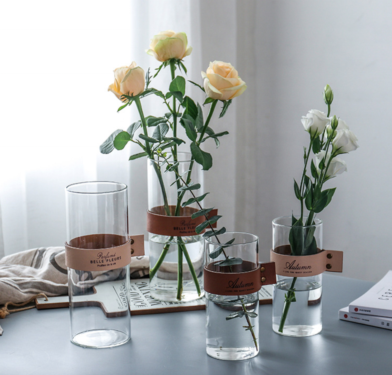 Wholesale Cheap mini Decoration Crystal Glass Flower Vase for Home Decoration