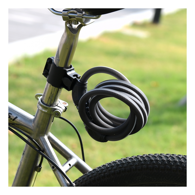 Hot Selling Reflective Wire Rope Digital Smart Bicycle Code Lock