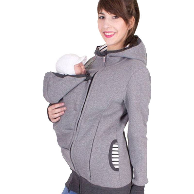 Maternity Sweatshirt Pregnant Women Hoodies Mother Thicken Sweater Maternity Outerwear Breastfeeding Coat Winter Jacket