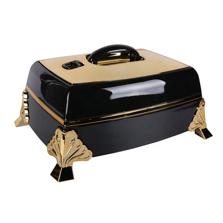 Home Use Luxury Stainless Steel Keep Warm Casserole 4.5L 5.5L 6.5L Food Keep Fresh Casserole Container