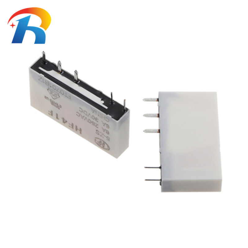 Новый оригинальный HONGFA реле HF41F-5-ZS HF41F-12-ZS HF41F-24-ZS до 5 лет, 12 предметов в упаковке, 24 6A250VAC электромагнитное реле