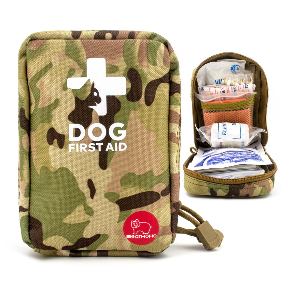 Mini Pet First Aid Kit Survival Kit Military Dog Emergency Rescue Tactical Medical Bag Set First Aid Bag Medicine Organizer