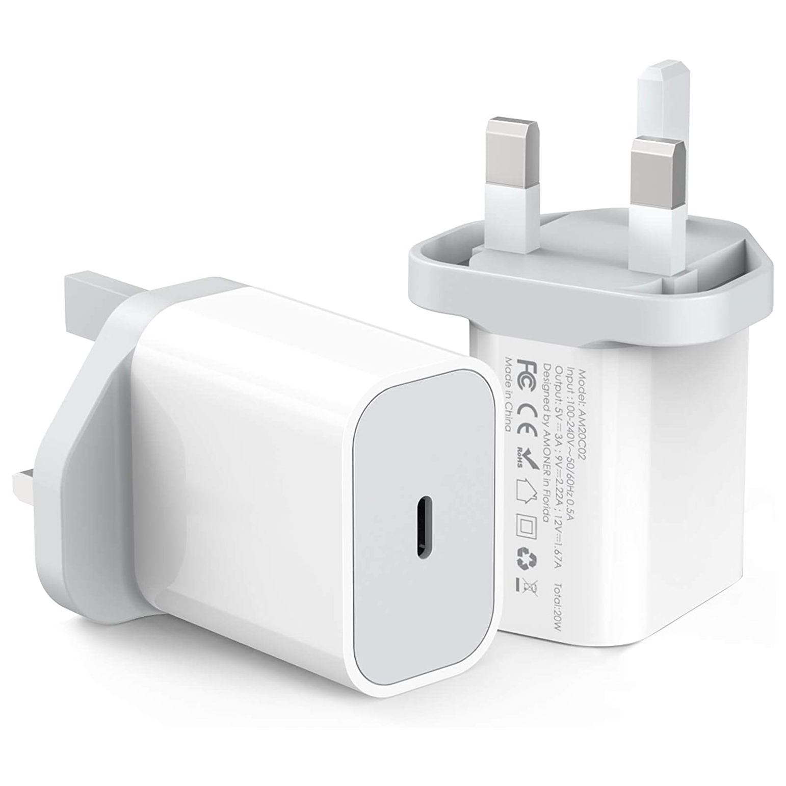 Wholesale For Apple IPhone 12 Pd original US plug Wall Charger USB C 20W Type C Fast Charging adapter