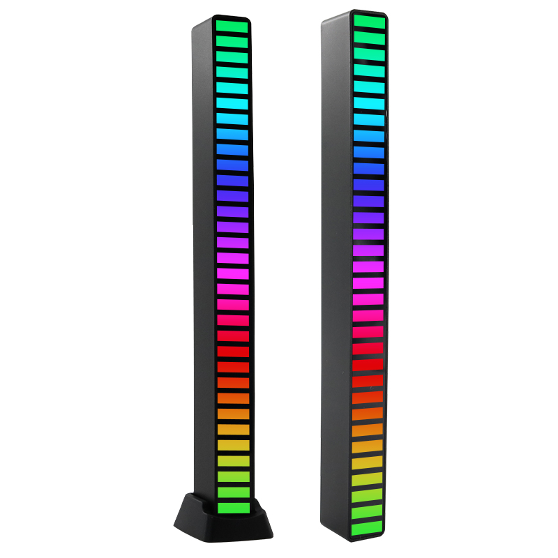 32 бусины, звуковой ритм, управление светом, RGB, цветной звуковой спектр, светодиодный Ритм света