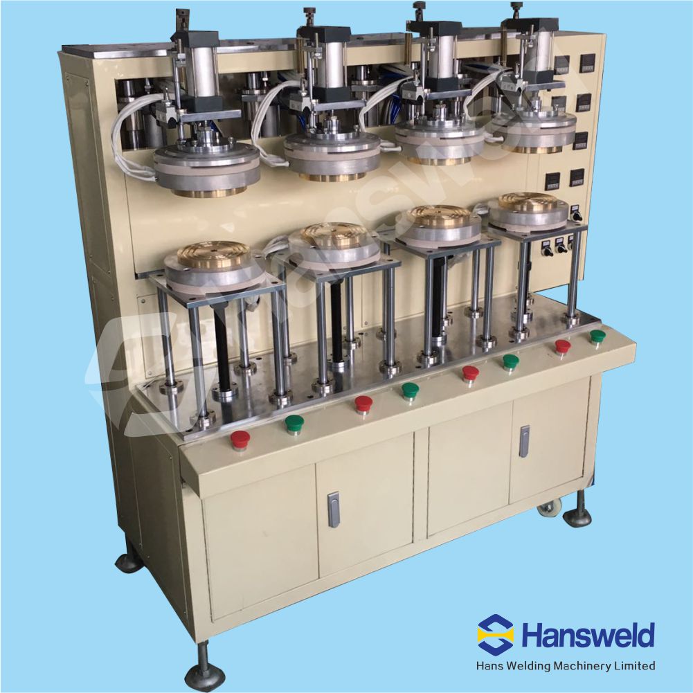 China Professional Pvc Box Making Plastic Cylinder Bottom Welding Machine