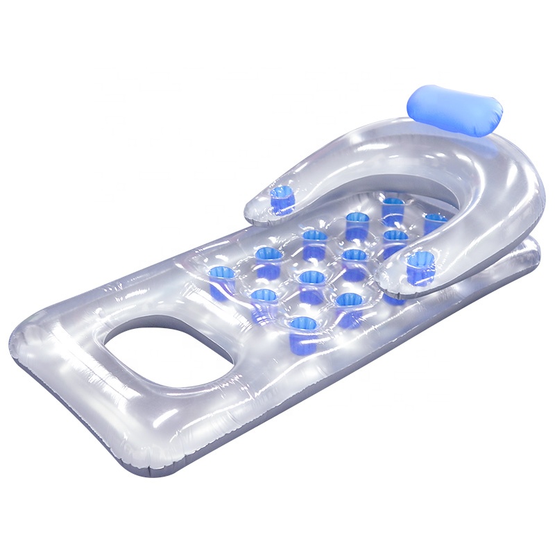 Factory Wholesale New inflatable floating lounger swimming pool float lounge for adults