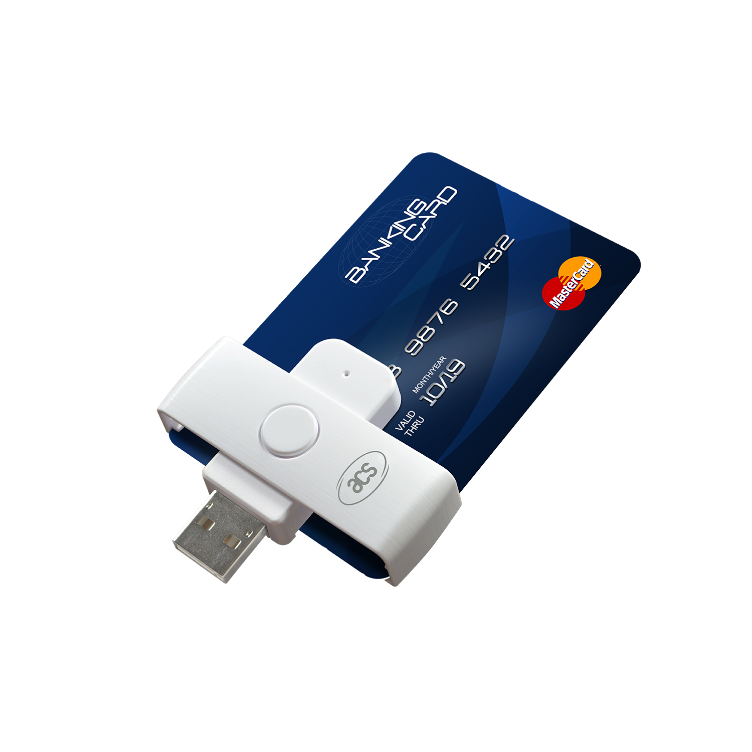 Кабель с разъемом USB типа C Plug & Play для чтения смарт-карт для банкинг оплаты ACR39U-N1