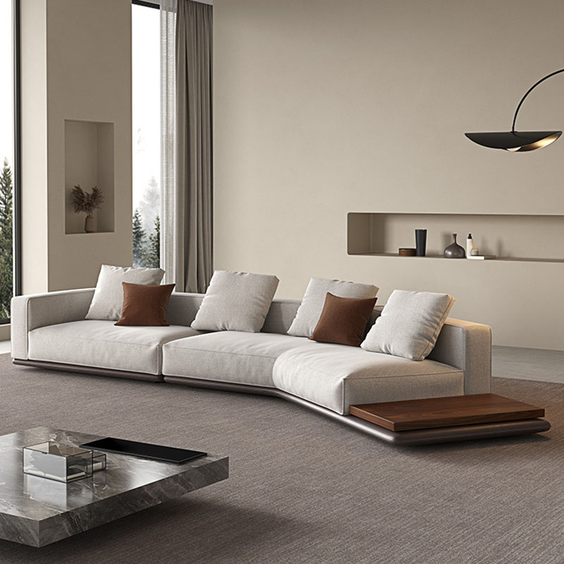 Italian Fabric Minimalist Modern Horizon Sofa New Sectional Modular Leather for Living Room or Hall .luxury living room sofa