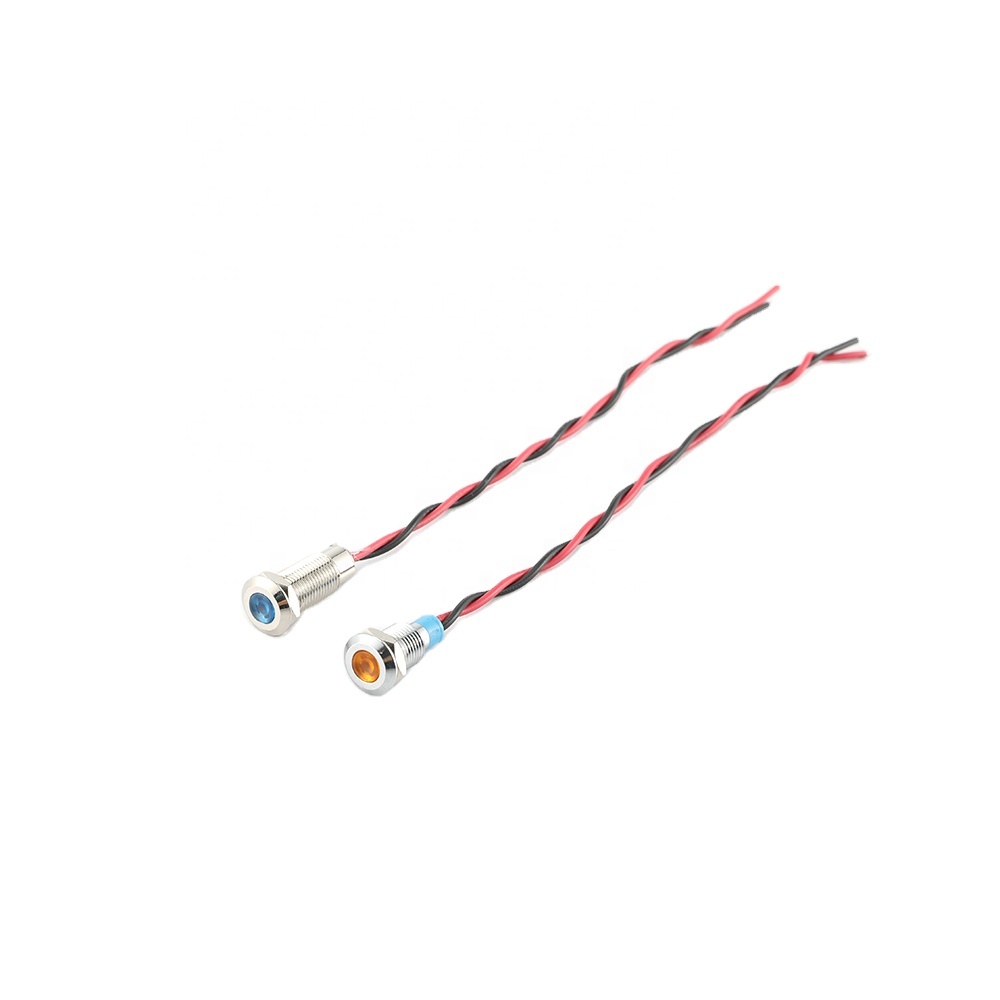 Factory direct sales IP67 waterproof 6mm metal Indicator light