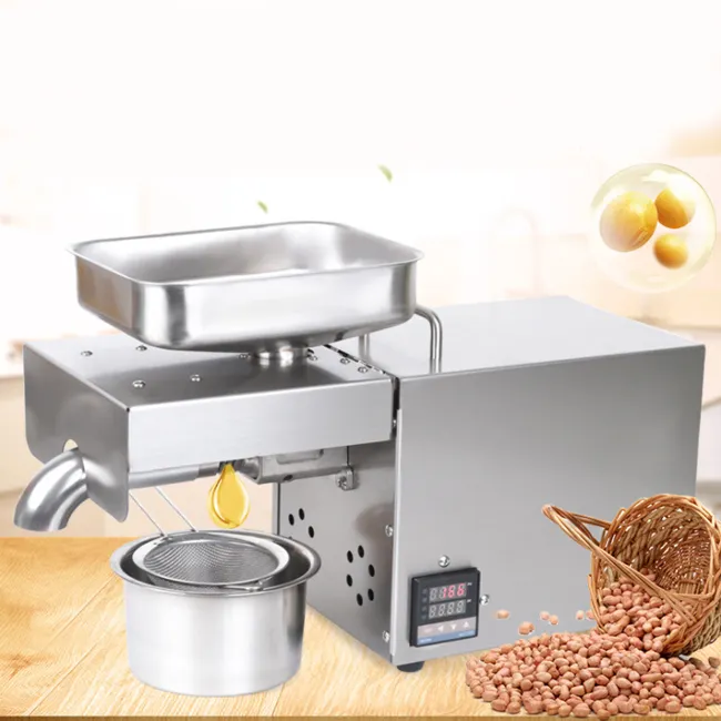 Household Cold Press Small Oil Expeller Extraction Machine For Grain Peanut Seeds