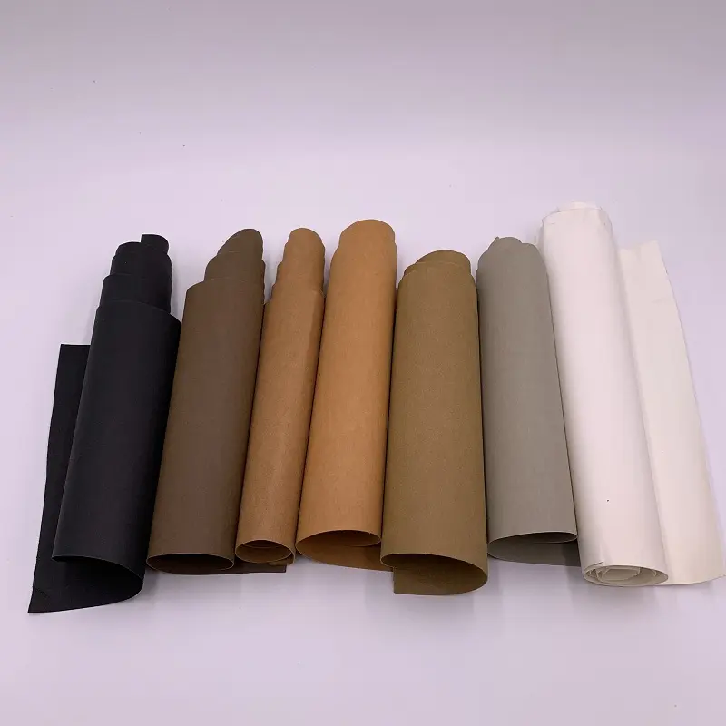 Paper factory washable kraft paper fabric , waterproof kraft paper roll