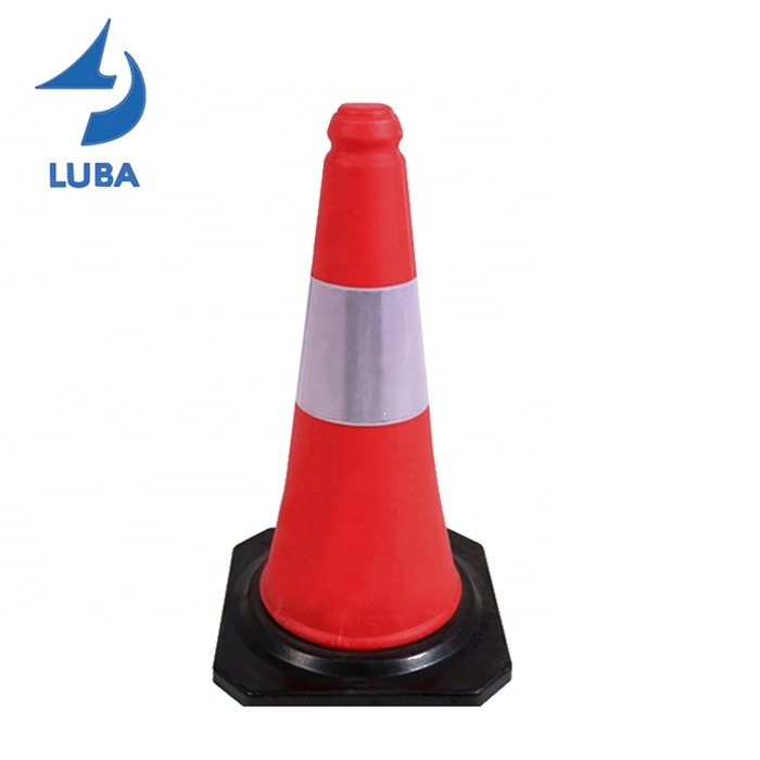 50Cm PE Roadwork Cones Traffic Cones Safety Sign Reflective Traffic Cone
