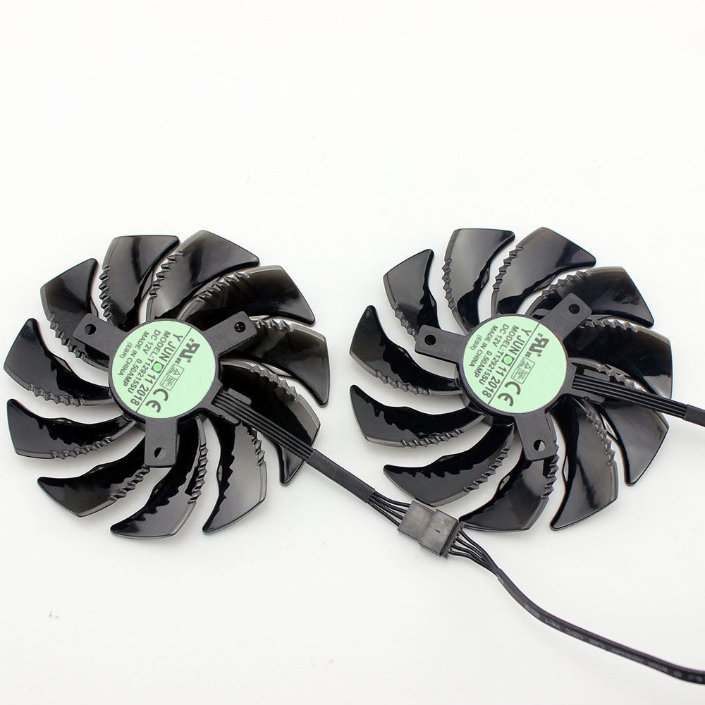 88 мм для GIGABYTE GTX 1070 AORUS GTX 1070 RX 570 580 RX570 RX580 Fan PLD09210S12HH T129215SU