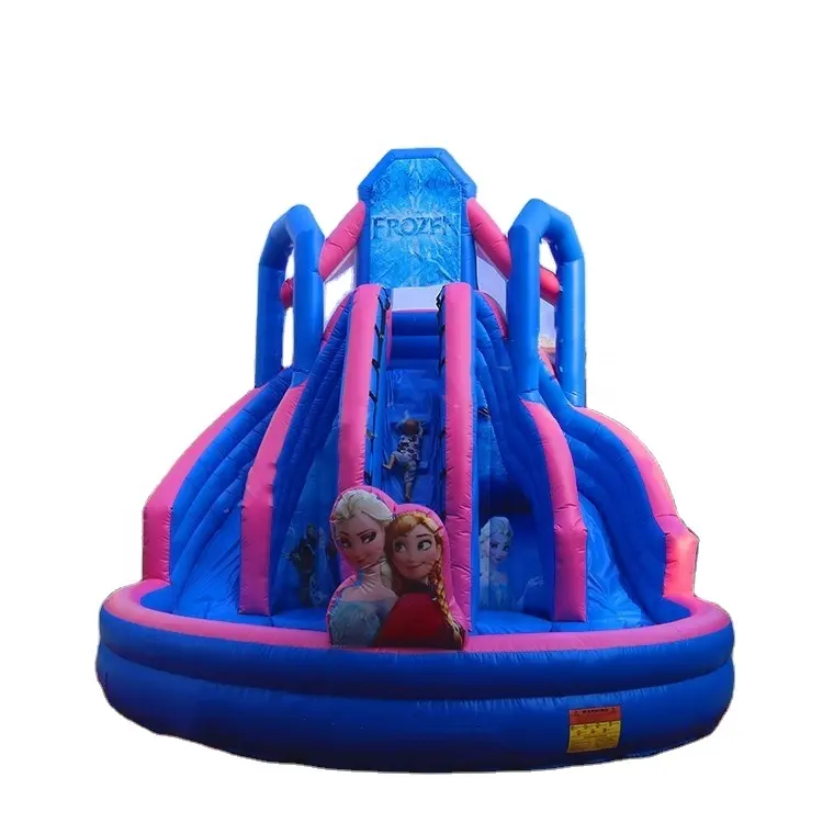 inflatable water slide with pool large water slide swimming pool tube slide