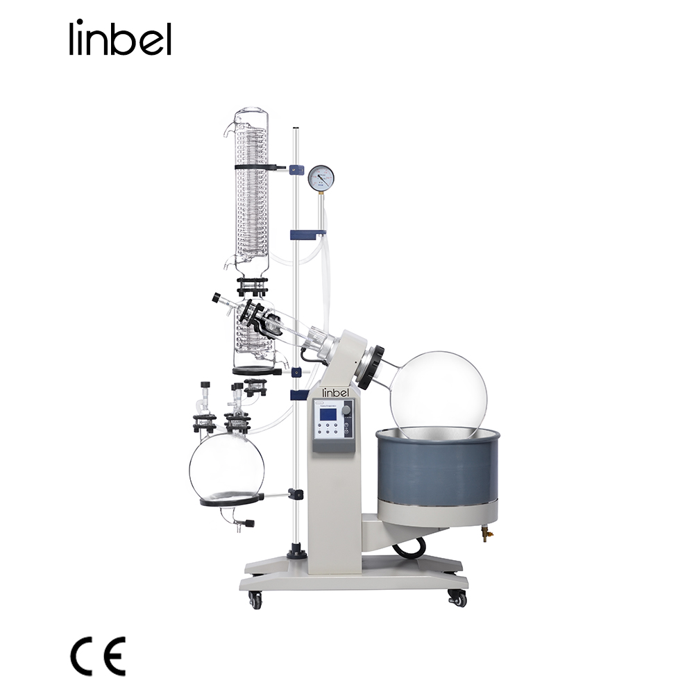 Alcohol 20liter Vacuum Rotary Evaporator Herb Distiller in Hemp CBD Oil Distillation