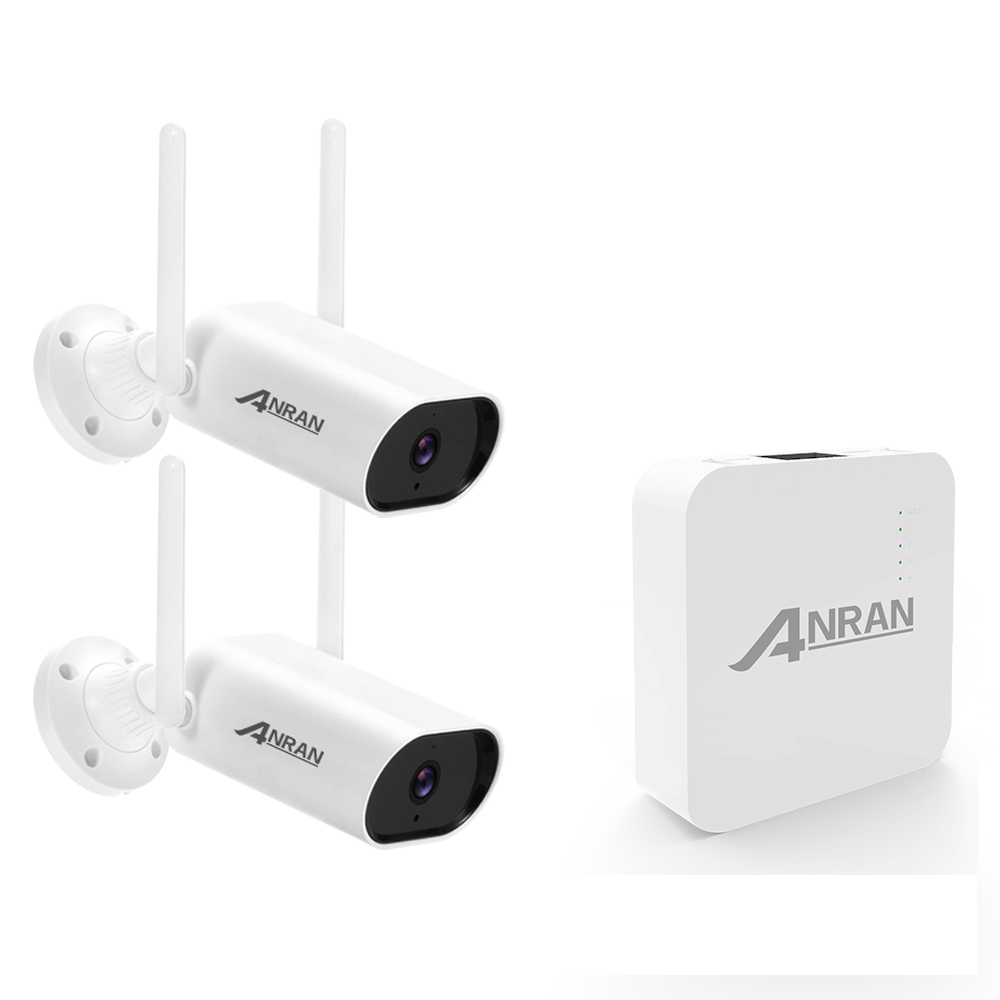 ANRAN 5MP мини NVR система видеонаблюдения H.265 + мини NVR 5MP IP камера наружная водонепроницаемая система безопасности