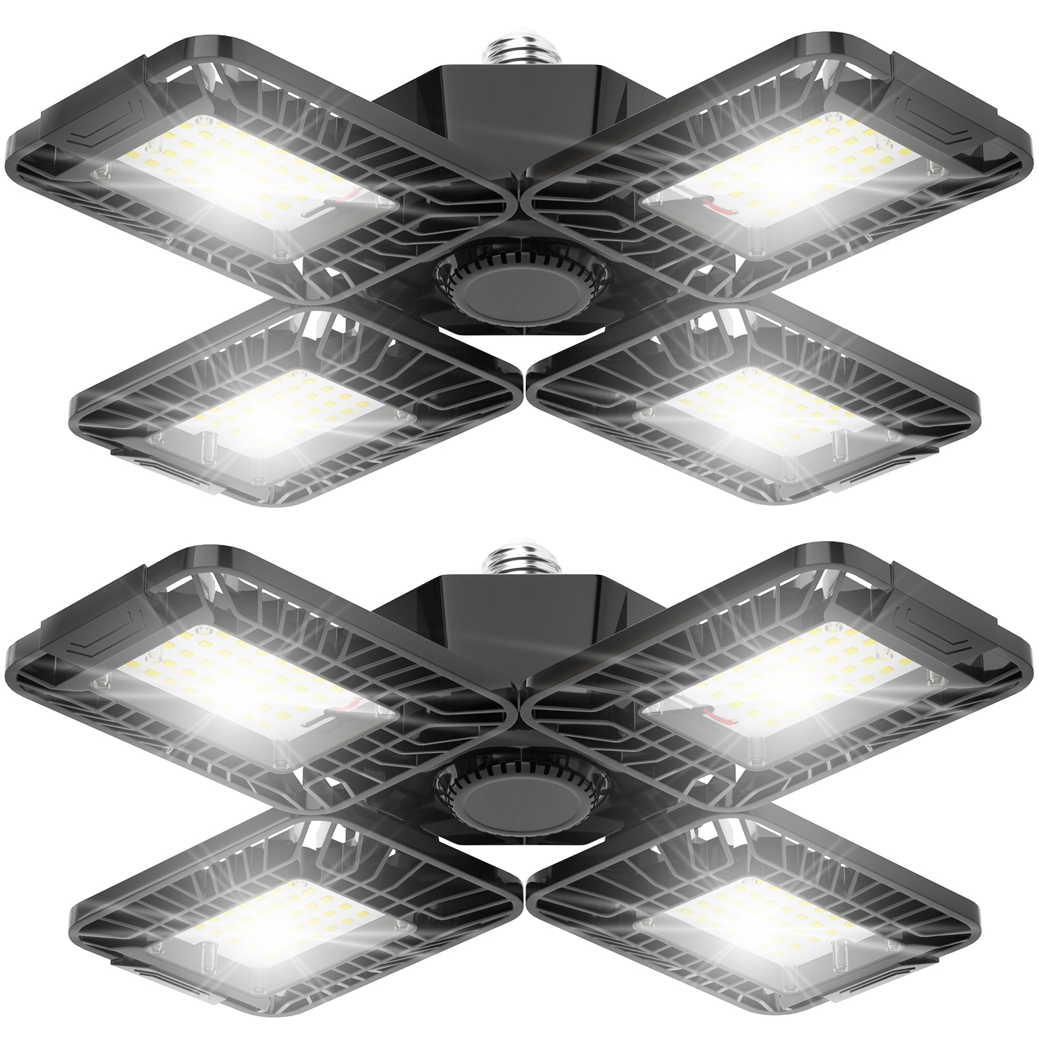 3500Lm 40W 4 Leaf Abs High Efficiency Cooling Tooth Adjustable Deformable Led Garage Lights