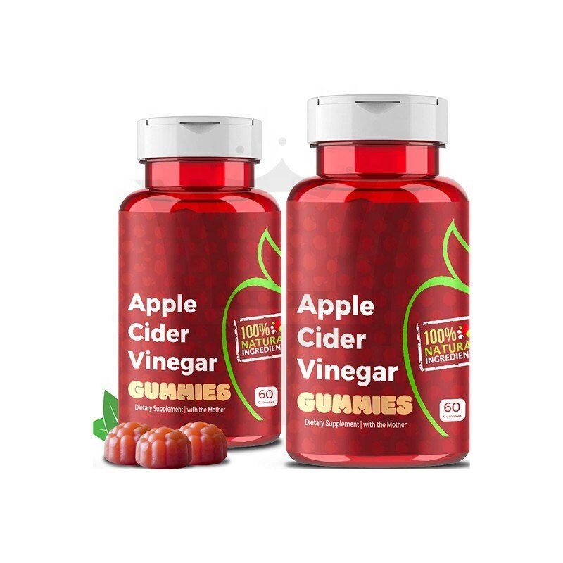 Apple Cider Vinegar Gummies With The Mother Enriched With Pomegranate & Citrus Assists Fat Burning & Increases Metabolism