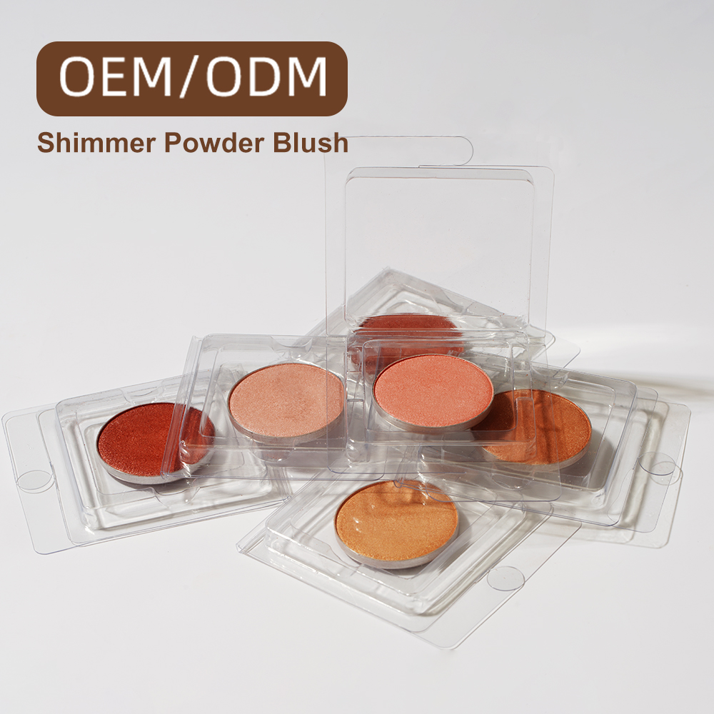 Мерцающие Румяна с отделкой мерцающий поддержка OEM/ODM логотип на заказ готов к отправке