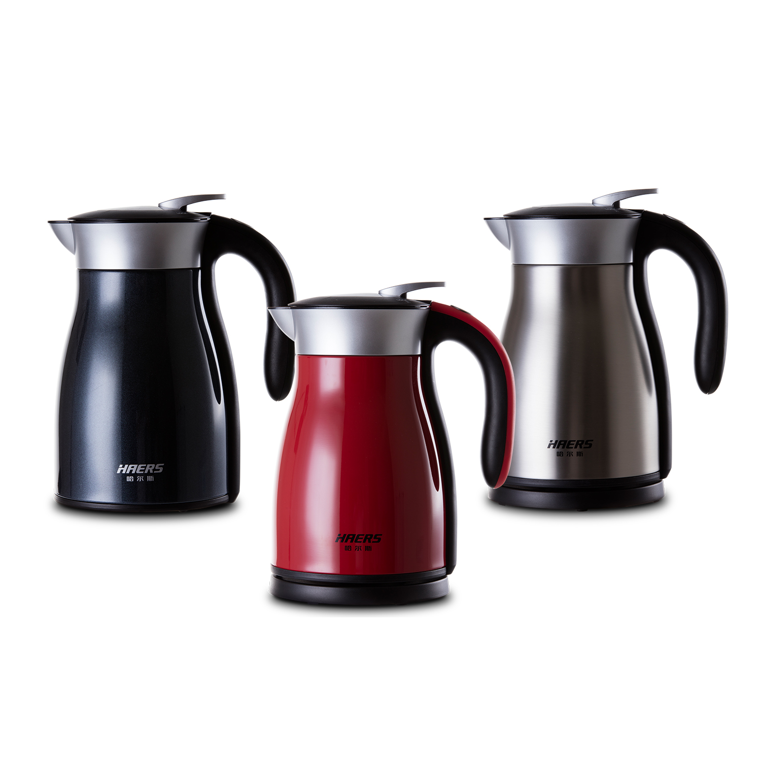 Hares Quality Stainless Steel 1500ml Electric Water Kettle 360 Degree Auto Shuff-Off Electric Kettle