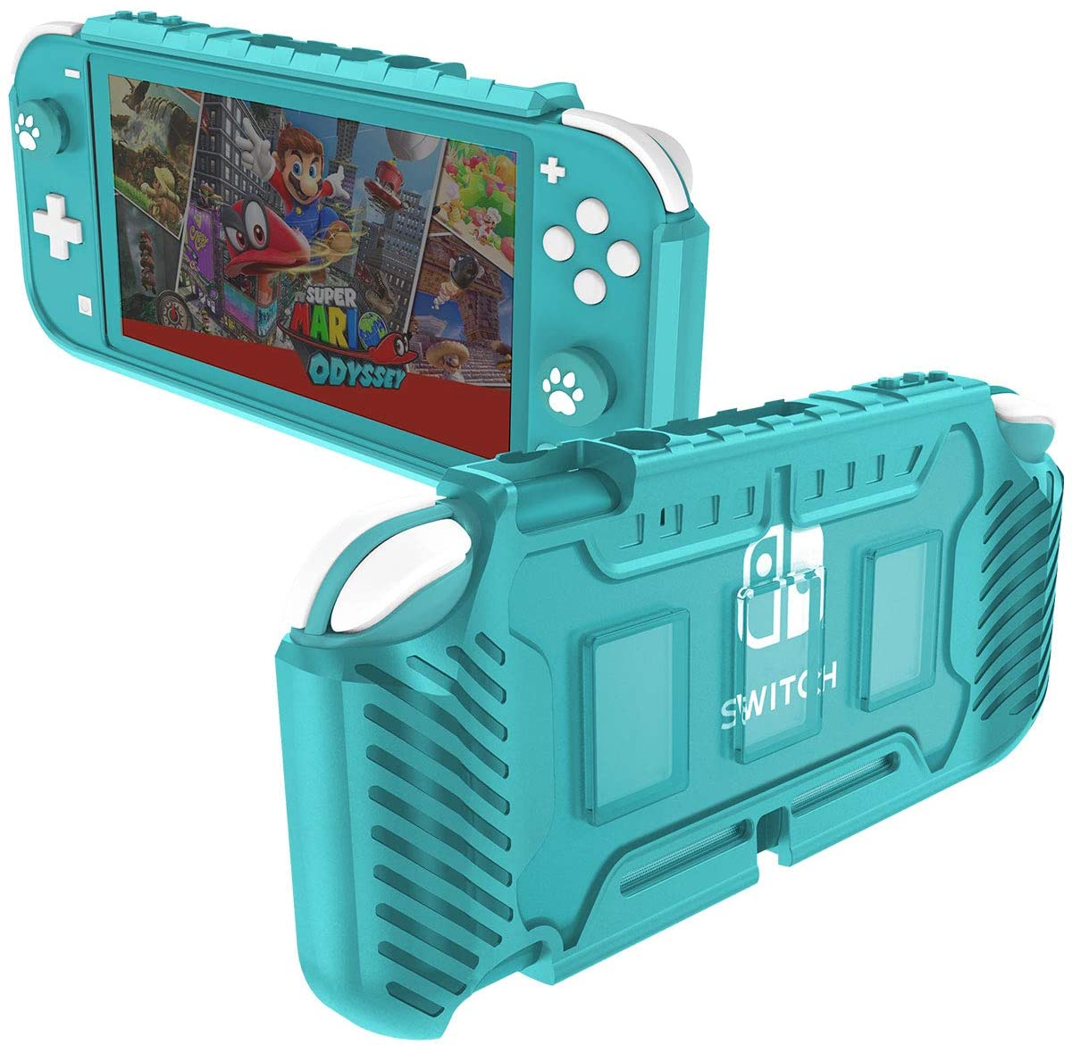 ТПУ защитный жесткий чехол для Nintendo Switch Lite с ручкой для большого пальца чехол для nintendo switch