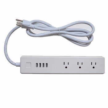 Us Uk Eu Smart Plug Power Strip Wifi Control Electrical Socket Smart Timing Power Strip