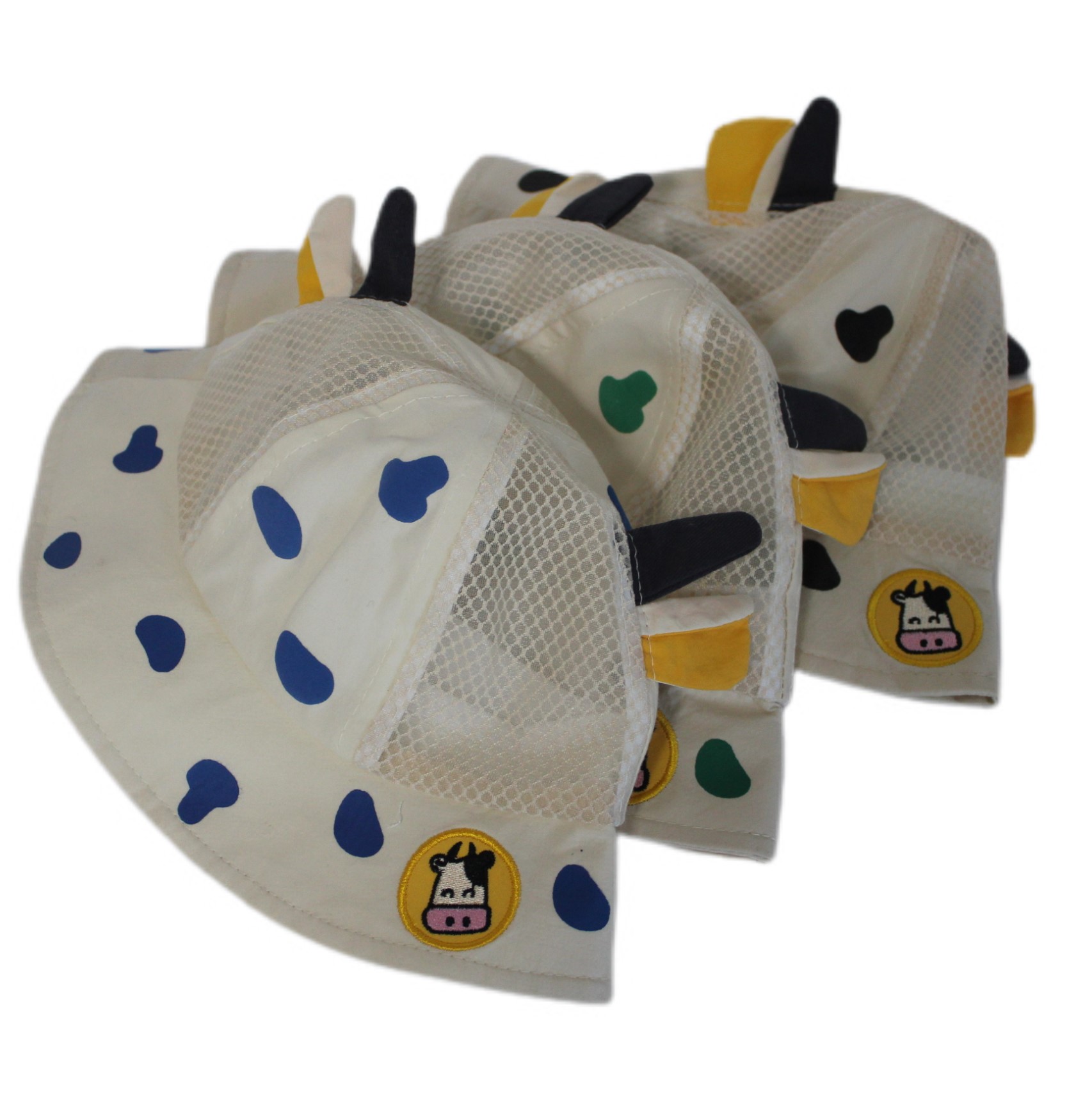 2021 kids hats summer boy mesh children's hat sun protection cheap colorful blank kids bucket hat