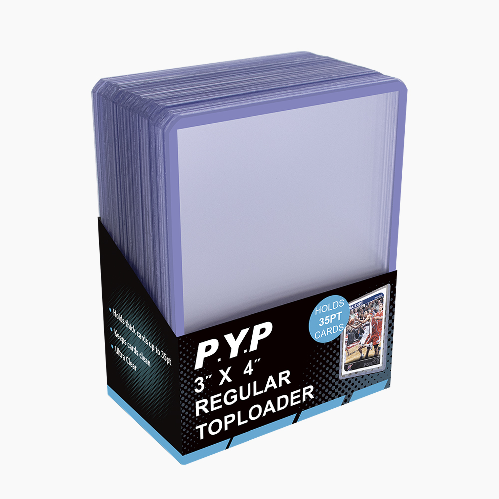 Прозрачный обычный держатель для карт 35pt Toploader 25ct, 3X4 дюйма