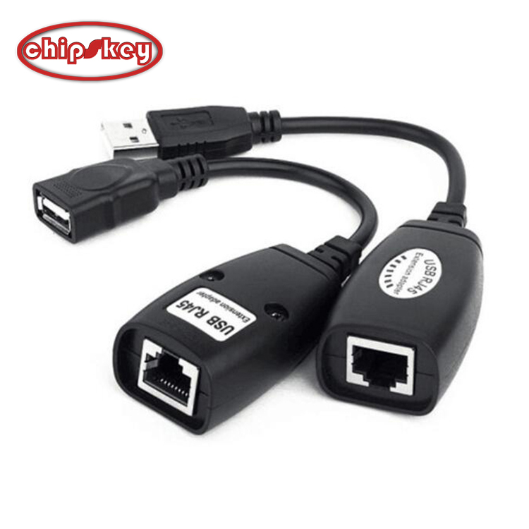 RJ45 Мужской Женский USB Lan Удлинительный кабель адаптер 50 футов веб-камеры