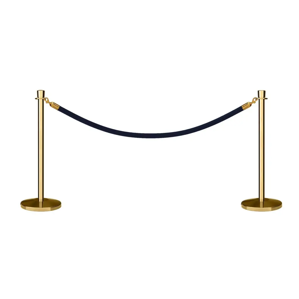 Stainless Steel D51 Queue Barrier Stand retractable rope stanchions