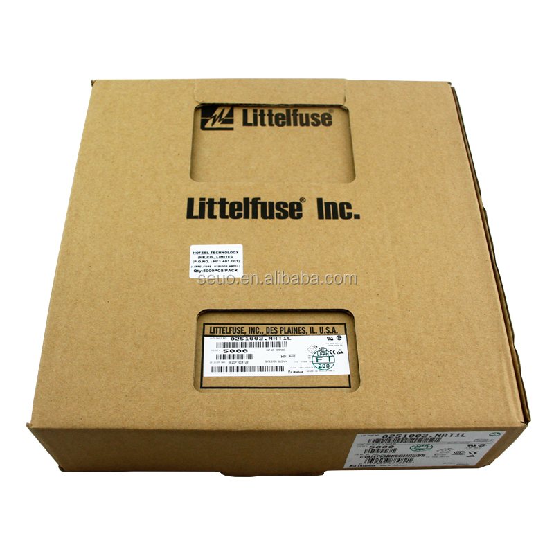 Littelfuse 0251002.NRT1L Пико предохранитель 2А 125 в 3x7 мм осевой свинцовый предохранитель