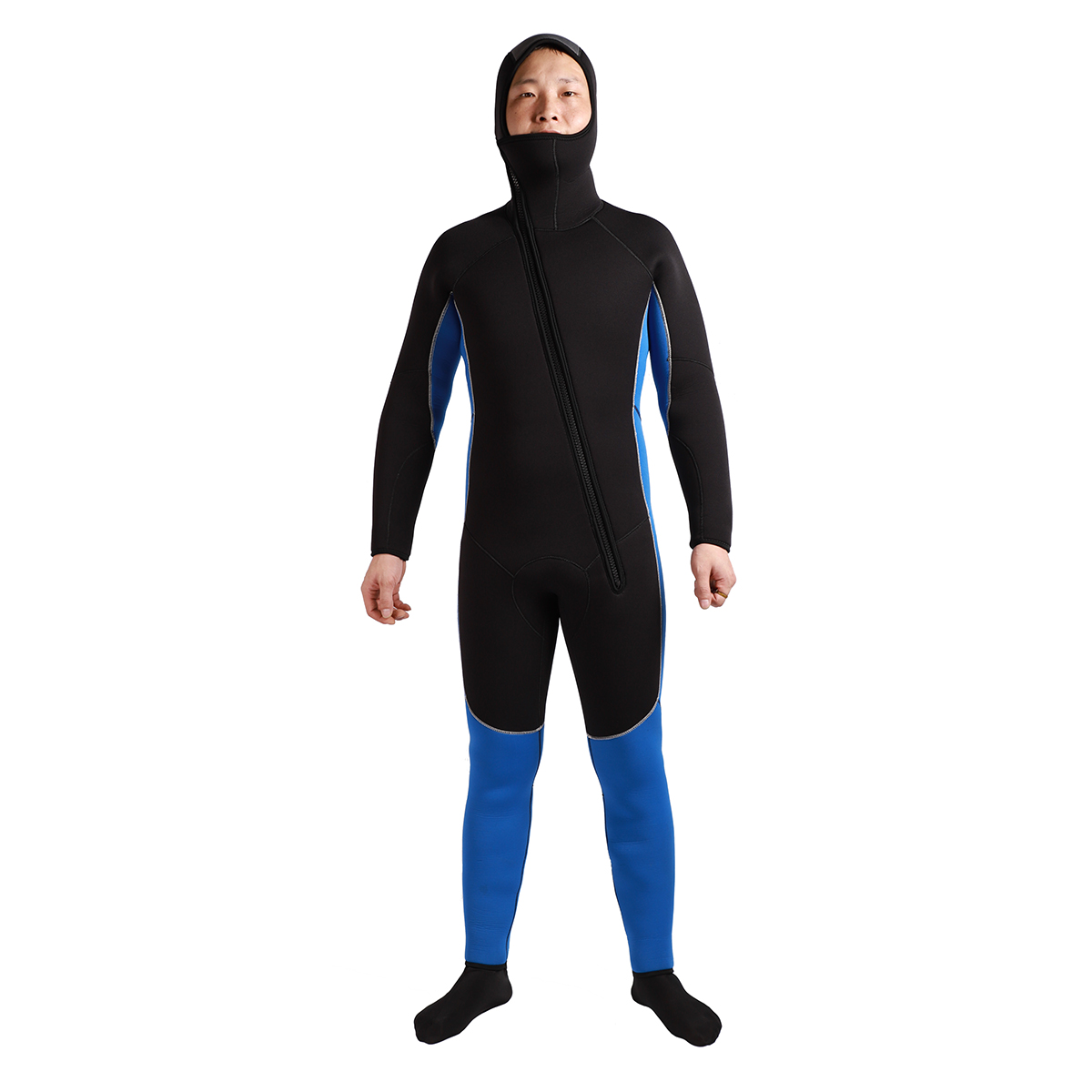 7mm Front long zipper wetsuit neoprene