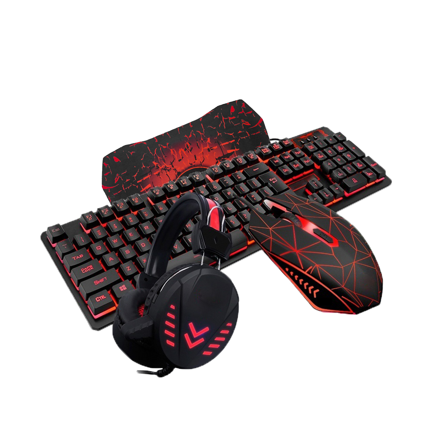 В наличии Оптовые цены 104 клавиши RGB цветная игровая клавиатура с подсветкой и мышь игровая для ноутбука DOTA Gamer