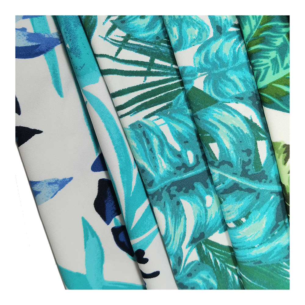 Spandex Nylon Fashion Swimwear Swimsuit Material Pattern Knitted Matte Fabric