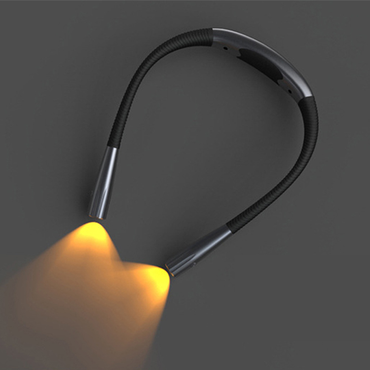 Led Book Light Gooseneck LED USB Book Dimmable Reading Light Night Lamp Mini Bed Light