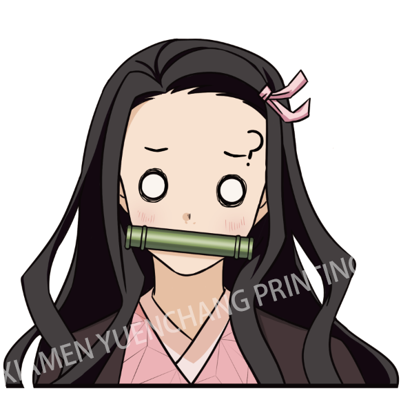 Hot sale Naruto / Demon Slayer/Attack on Titan 3D Sticker for Car Window 3D Japanese Anime Figure Sticker