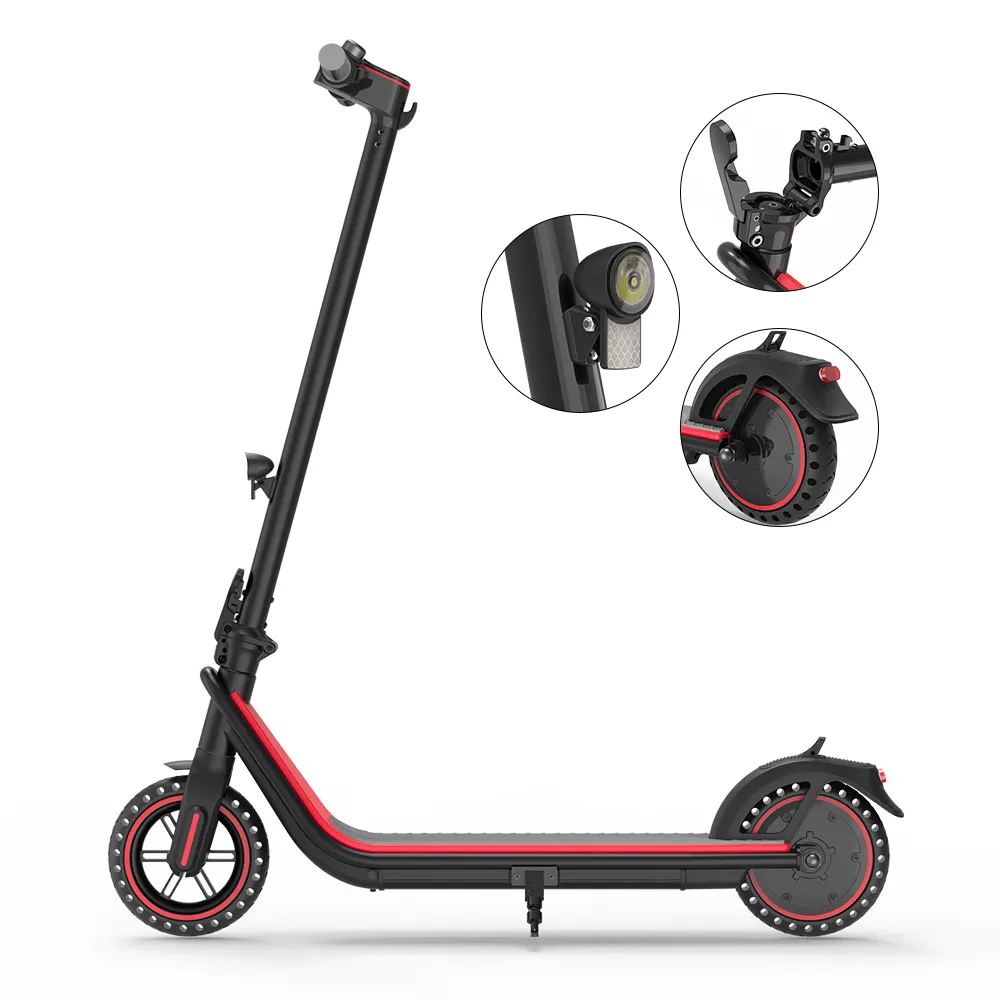 Single Motor Off Road Electric Scooter 380W Folding E Scooter Mobility Scooter Electric Motorbike