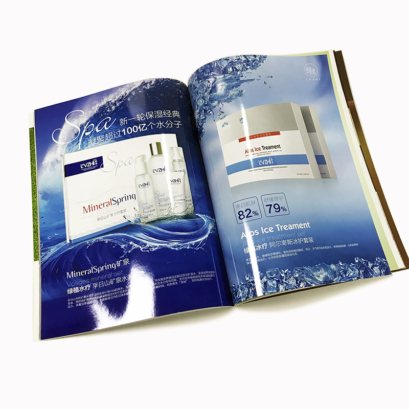 Custom Book printing Design A4 Softcover Perfume catalog/ Booklet / Brochure printing
