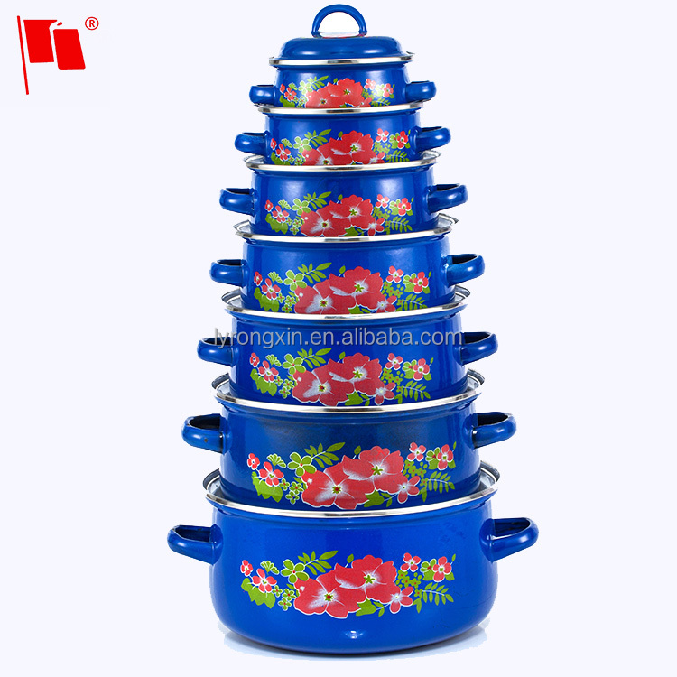 Ceramic Plate Dinnerware Kitchenware Enamel Cooking Pot