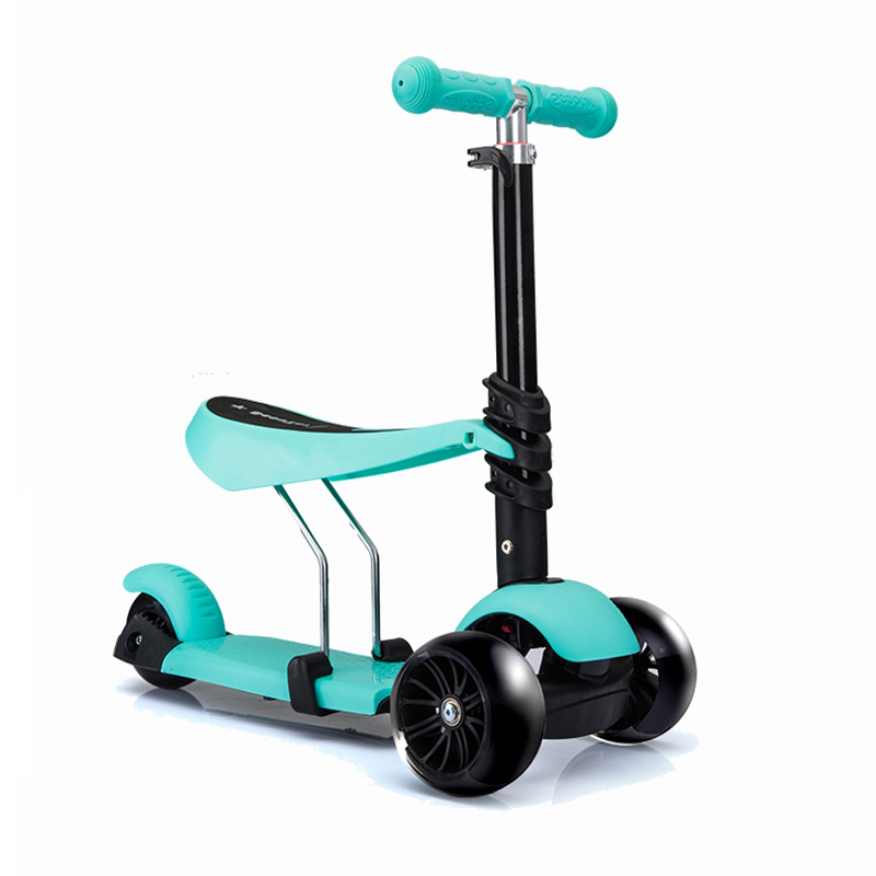 Mini 2-6 Years Old Toddlers Kick Scooter 3 in 1 Boys and Girls scooter kids toy 3 wheels child with Light Up Wheels