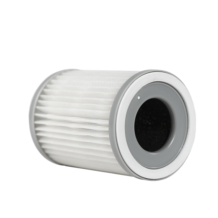 Newest Arrival Cylindrical Hepa Filter Small Active Carbon True Air Purifier Filter Hepa